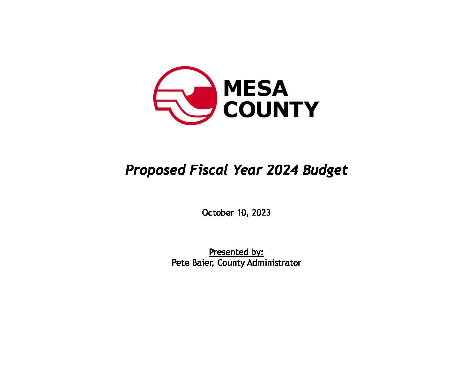 Common Council Holding Public Hearing On 2024 Budget 11/01/2023