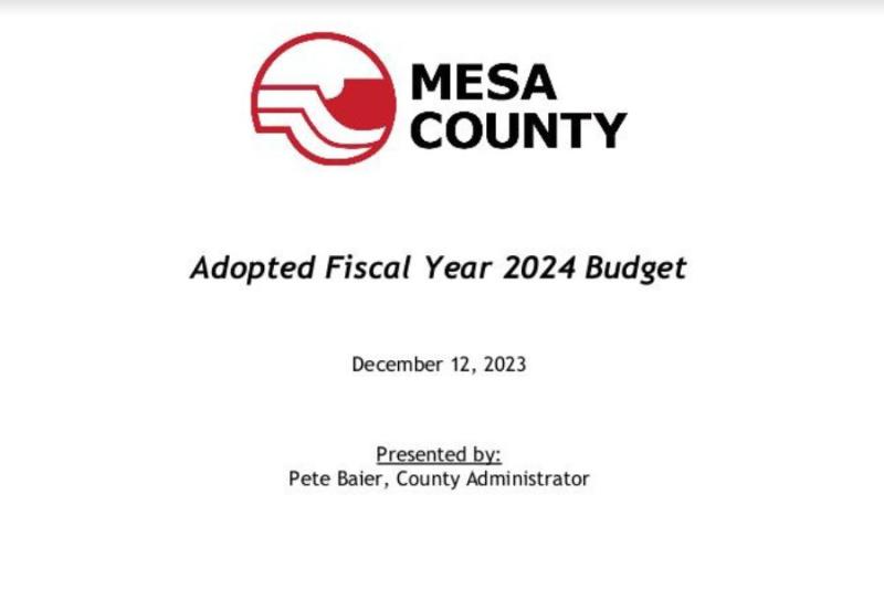 2024 Adopted Budget slides page 1