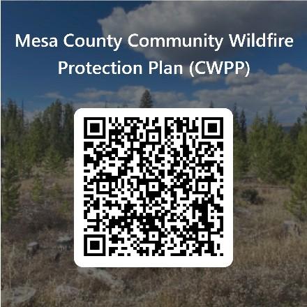 Mesa County Community Wildfire Protection Plan (CWPP) QR code