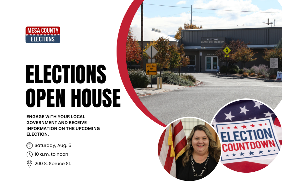 Elections Open House Flyer.