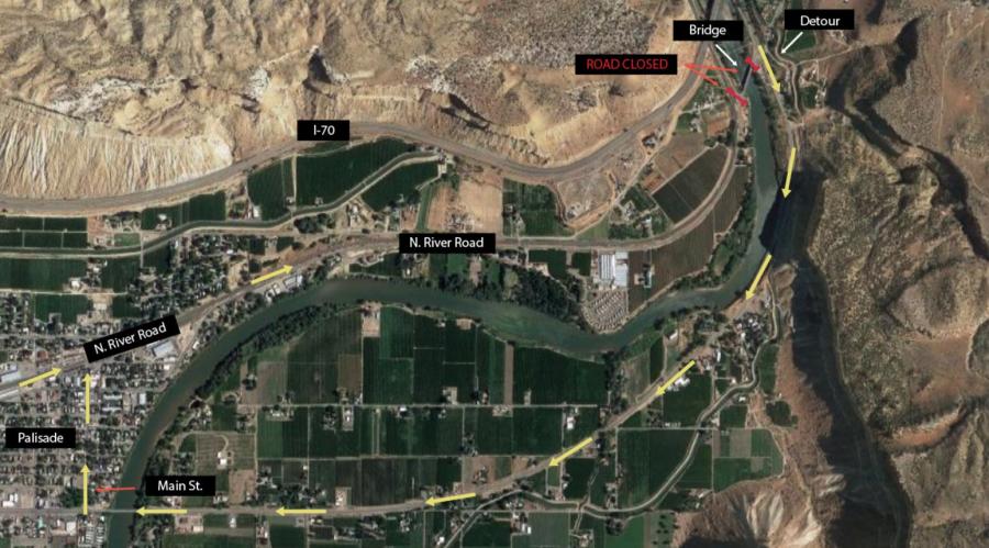 Mesa G.8-39.1 Bridge Rehabilitation Project Map