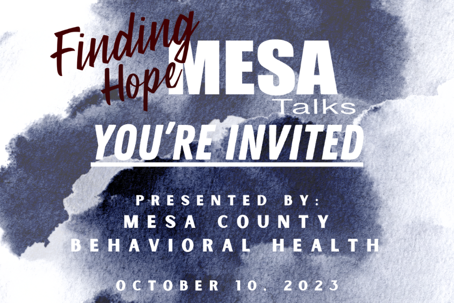Graphic: Join us for Mesa Talks on Tuesday, Oct. 10, from 10 a.m. to 4 p.m. at the Colorado Mesa University Ballroom